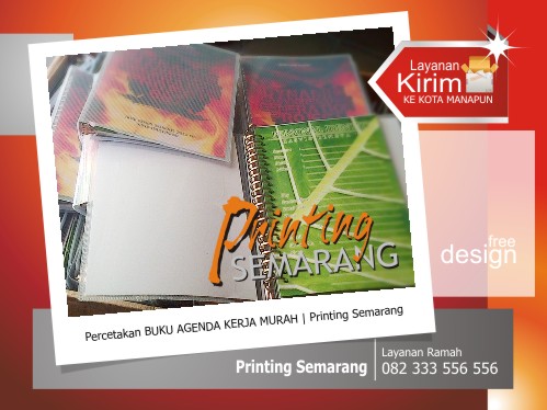  Percetakan  BUKU AGENDA KERJA  MURAH Printing Semarang 